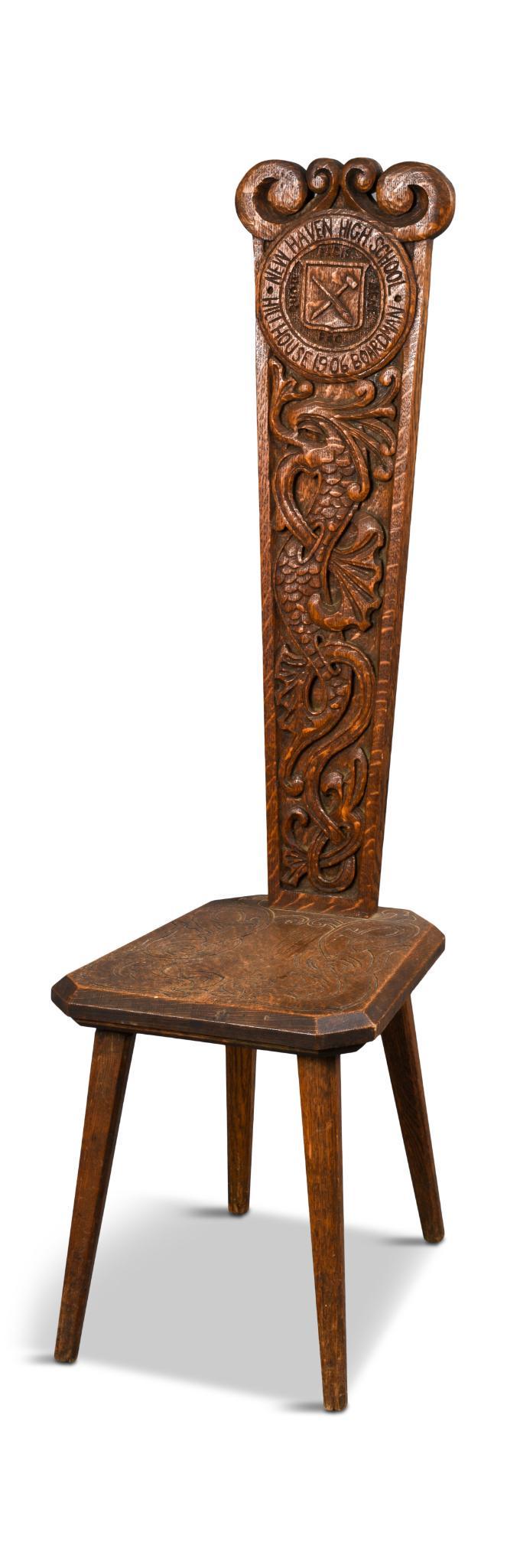 1906 New Haven High School Chair. (1 of 6)