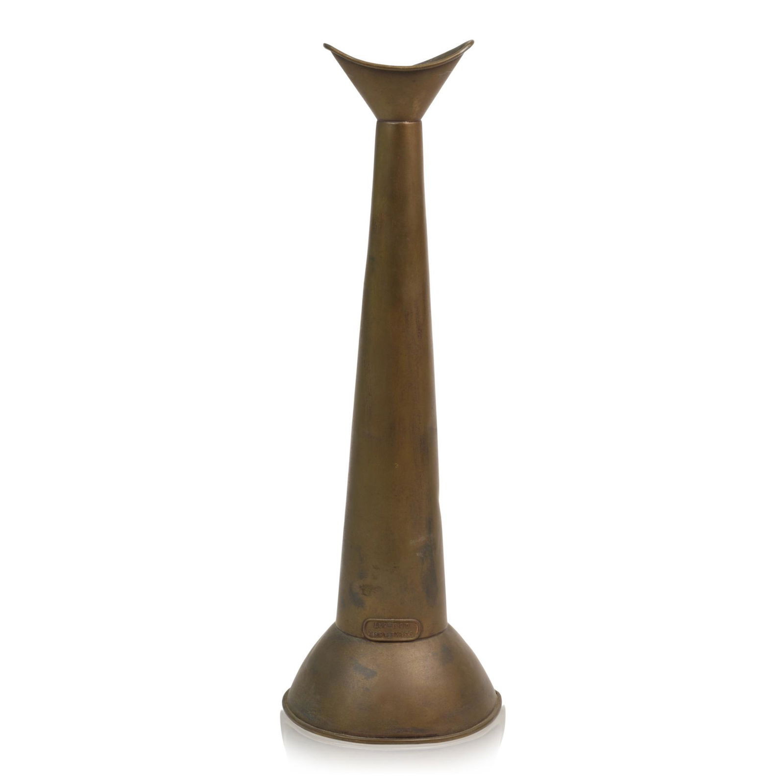 19th Century Brass Ship's Speaking Trumpet. (1 of 3)