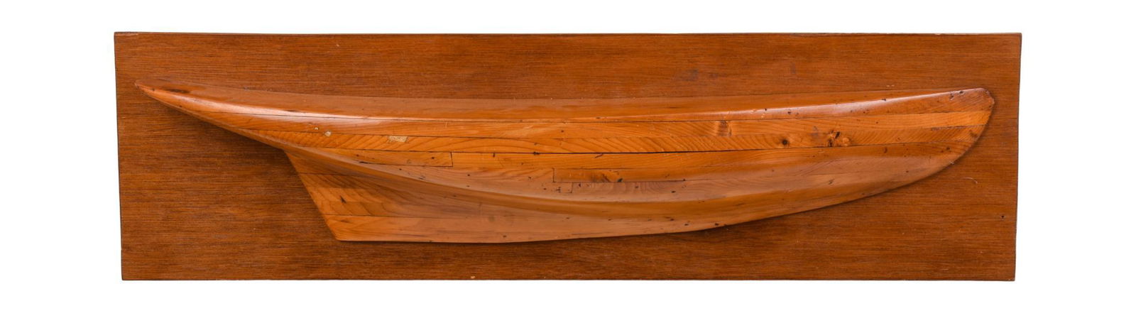 Pine Half Hull Model. (1 of 2)