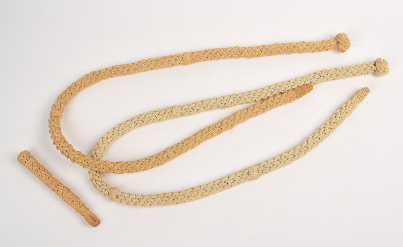 Three Nautical Flogging Whips. (1 of 2)