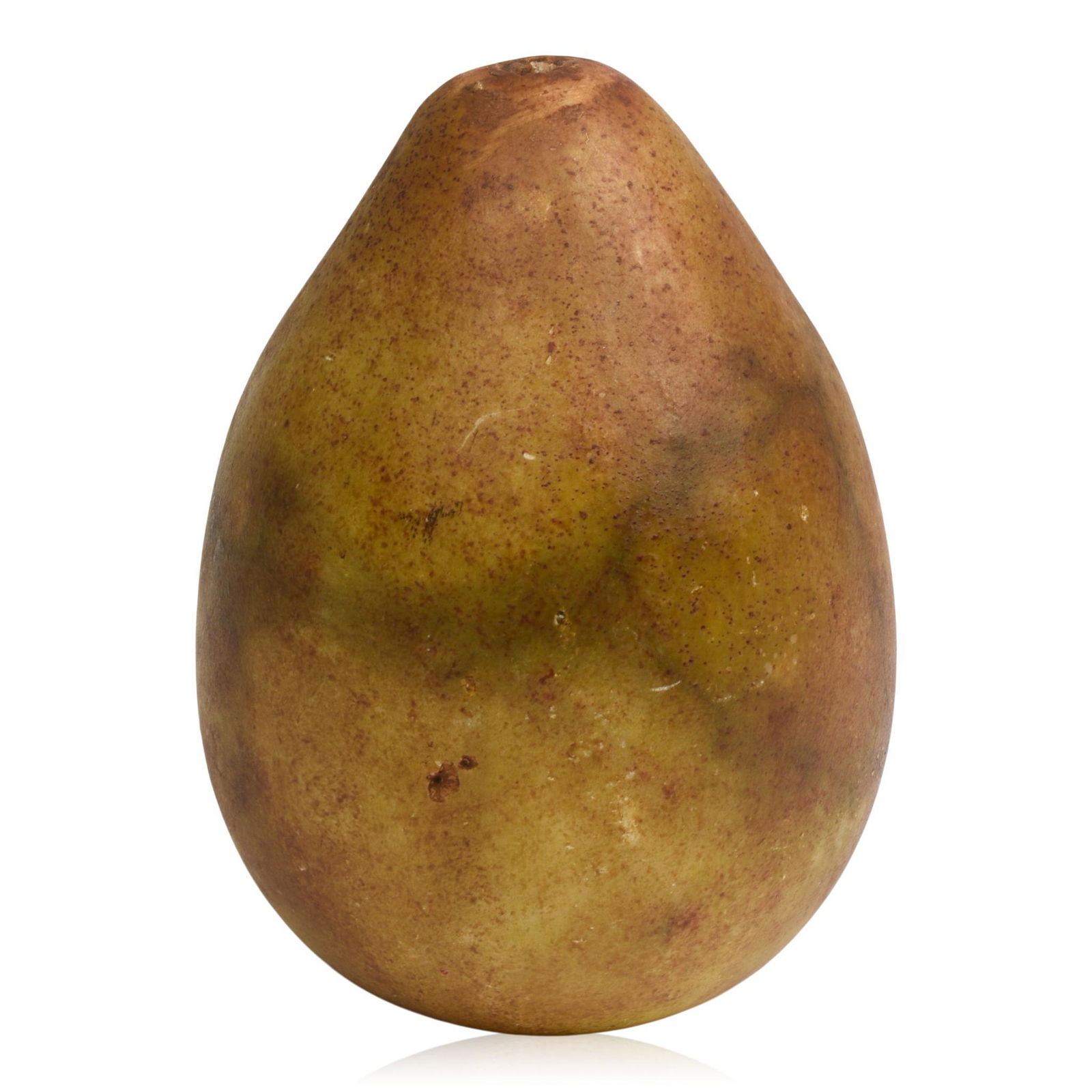 Large Carved Stone Pear. (1 of 3)