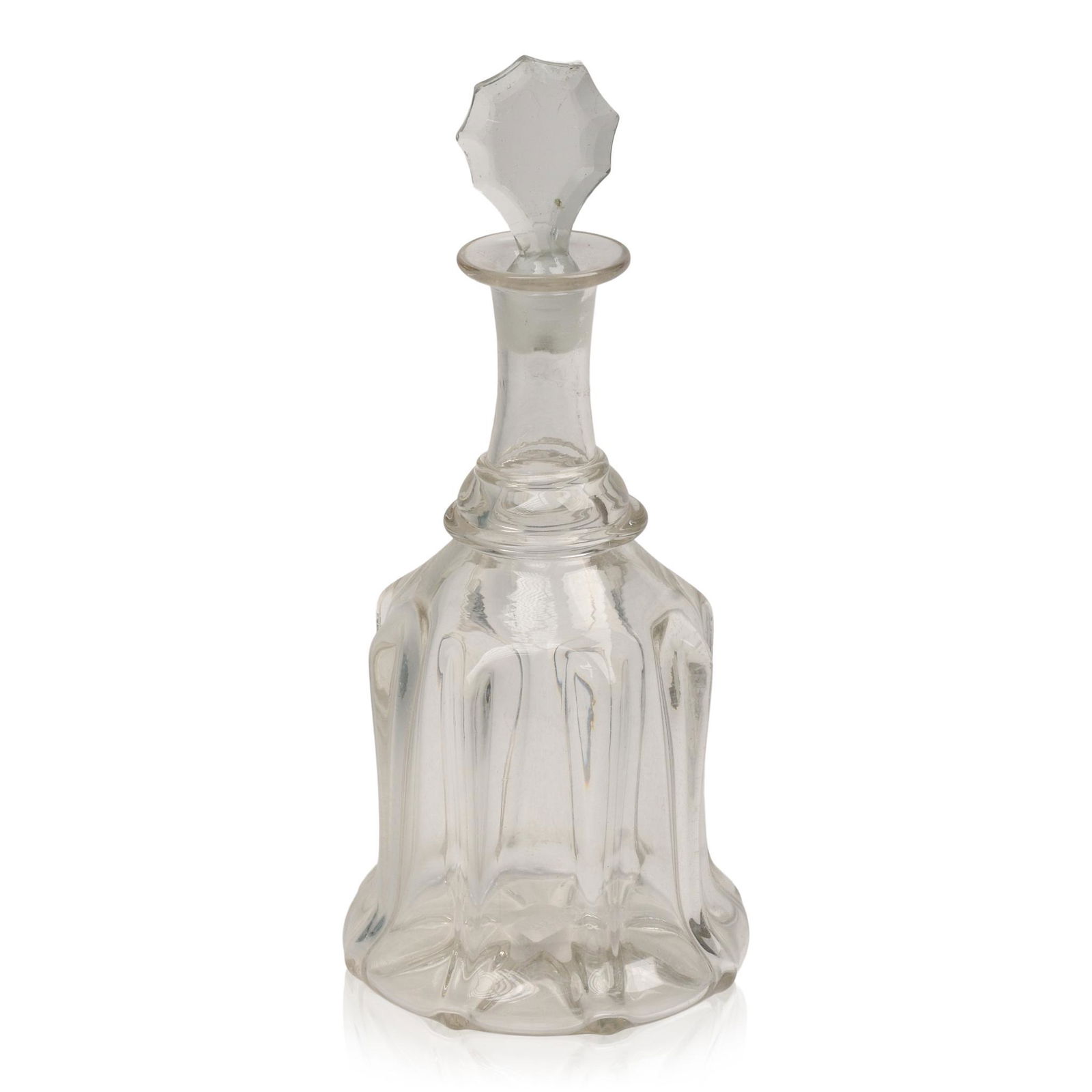 Early American Pressed Glass Decanter. (1 of 2)