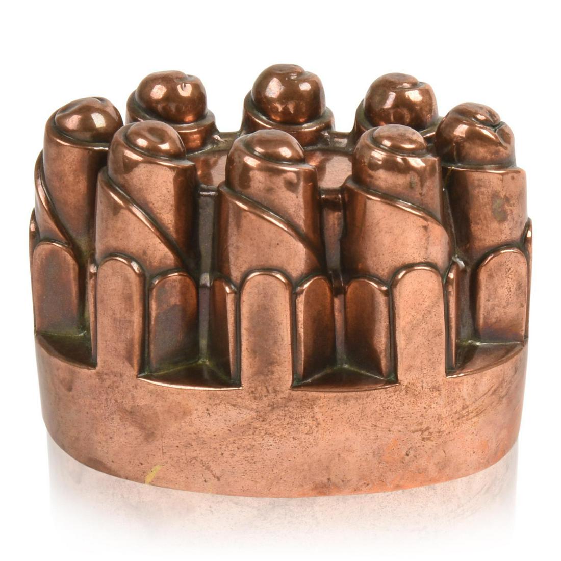 Benham & Froud Copper Food Mold. (1 of 4)