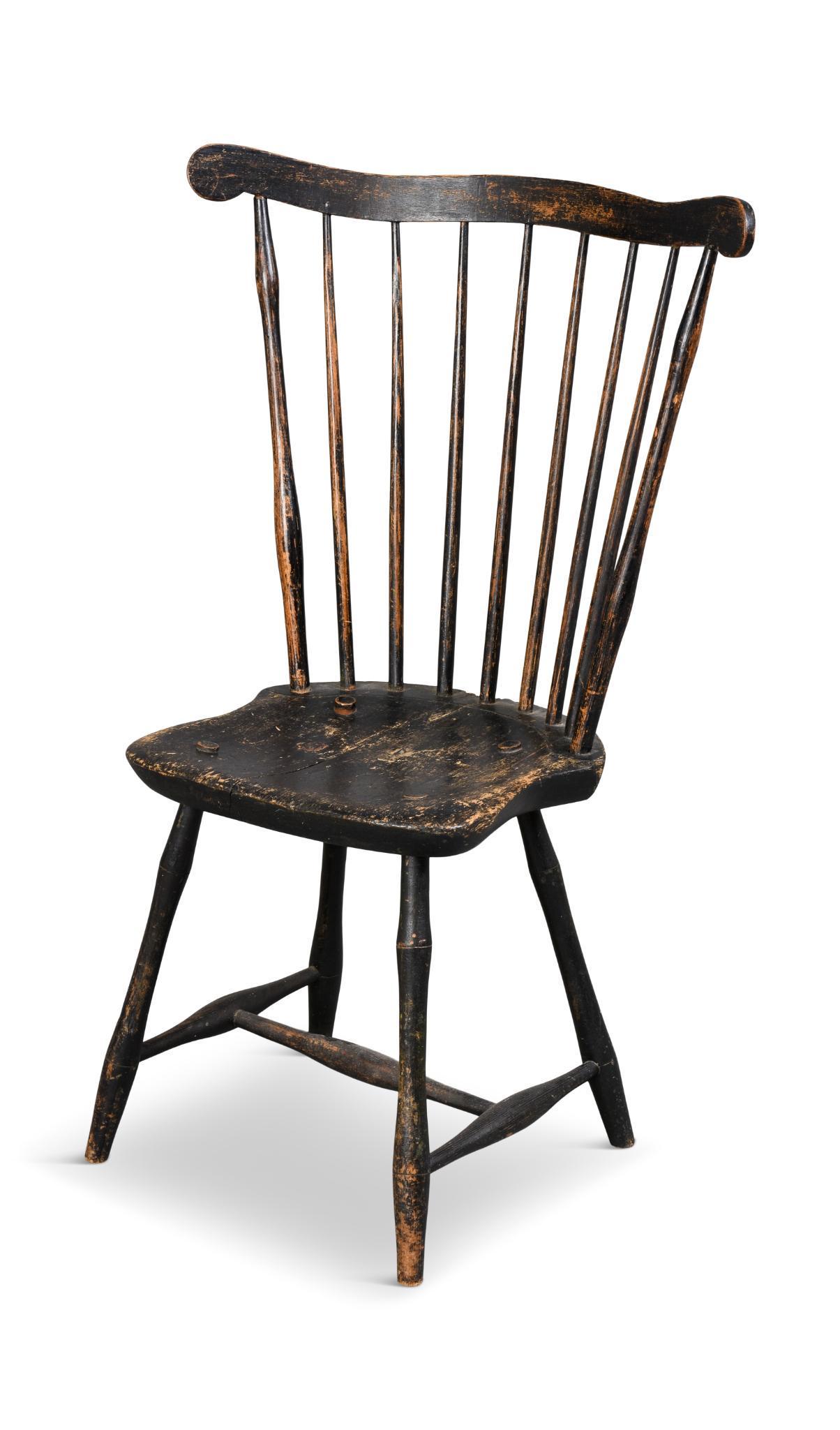 New England Fan Back Windsor Side Chair. (1 of 3)