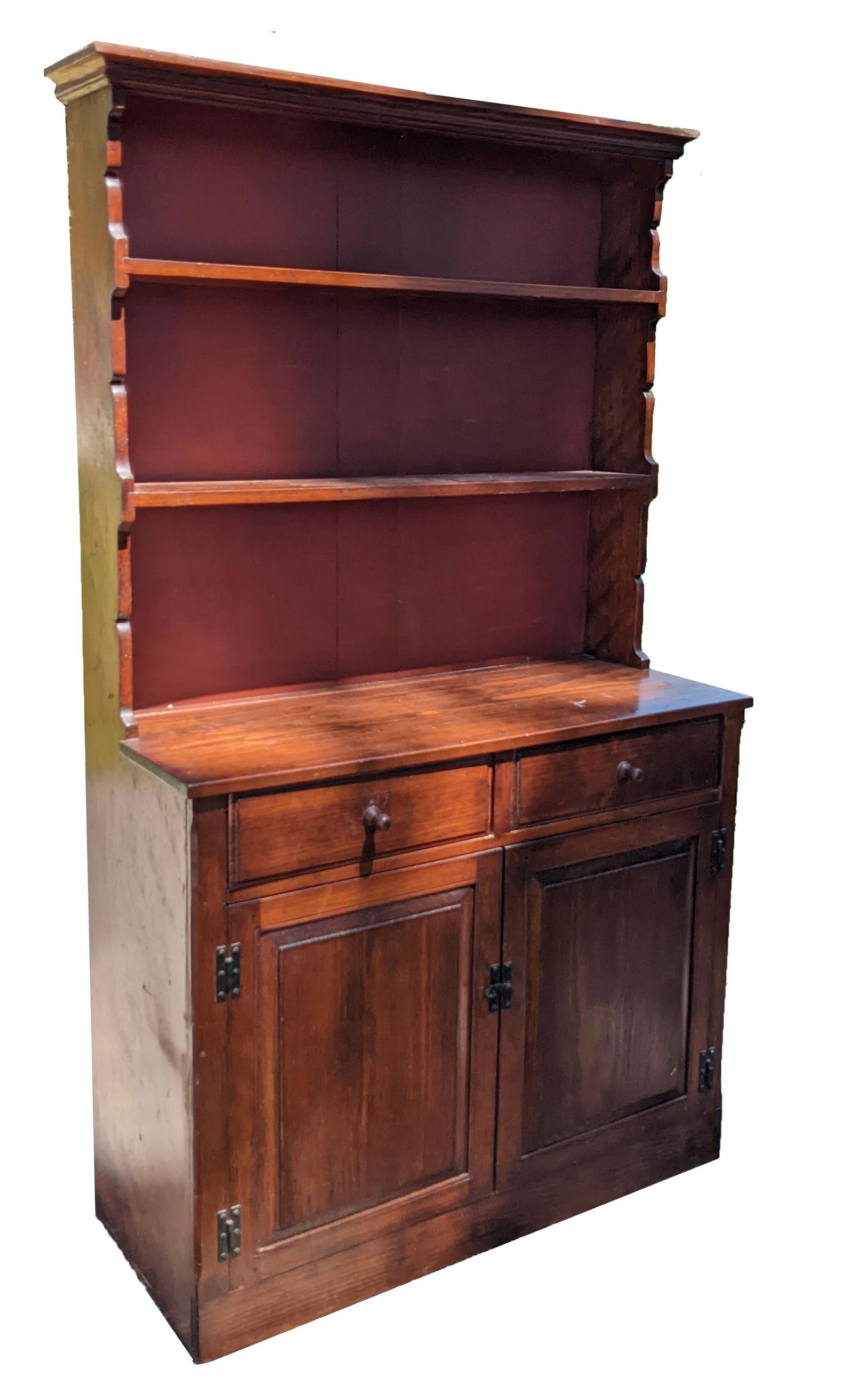 Country Pine Two Door Hutch. (1 of 1)