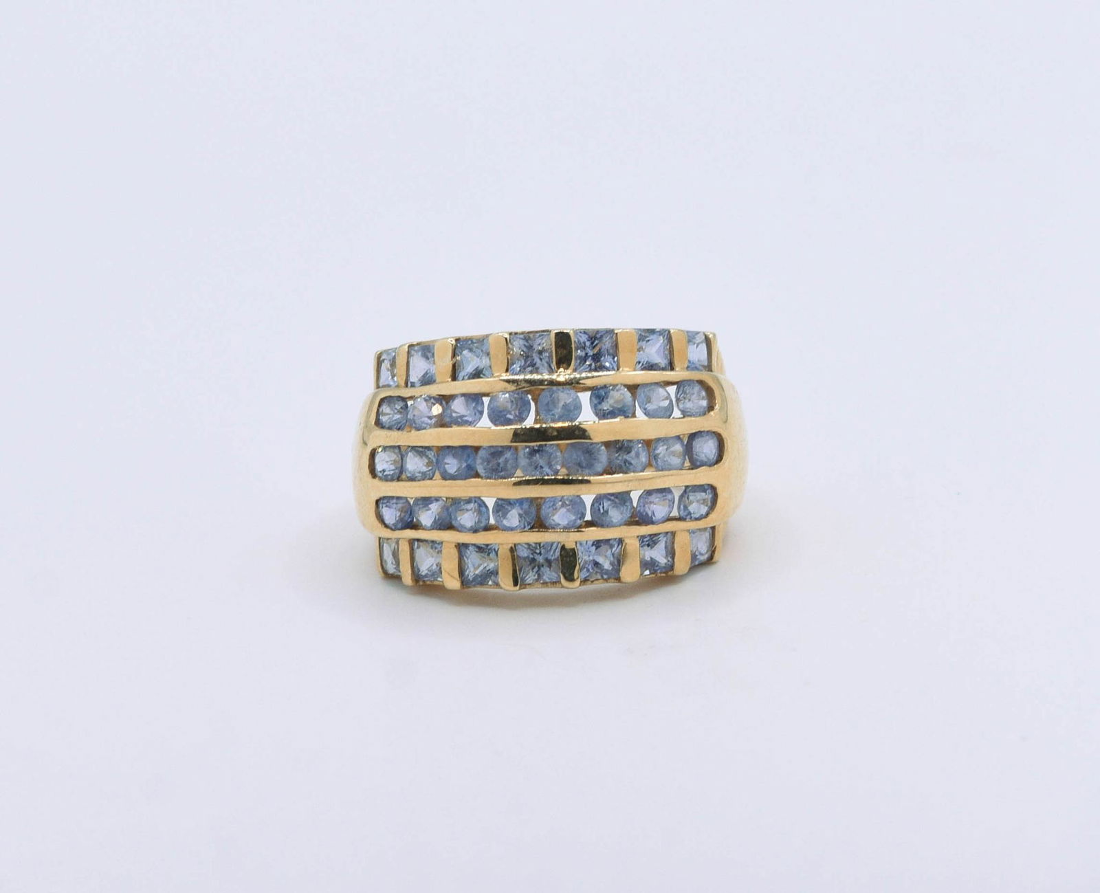 14K Yellow Gold Alexandrite & Diamond Ring (1 of 2)