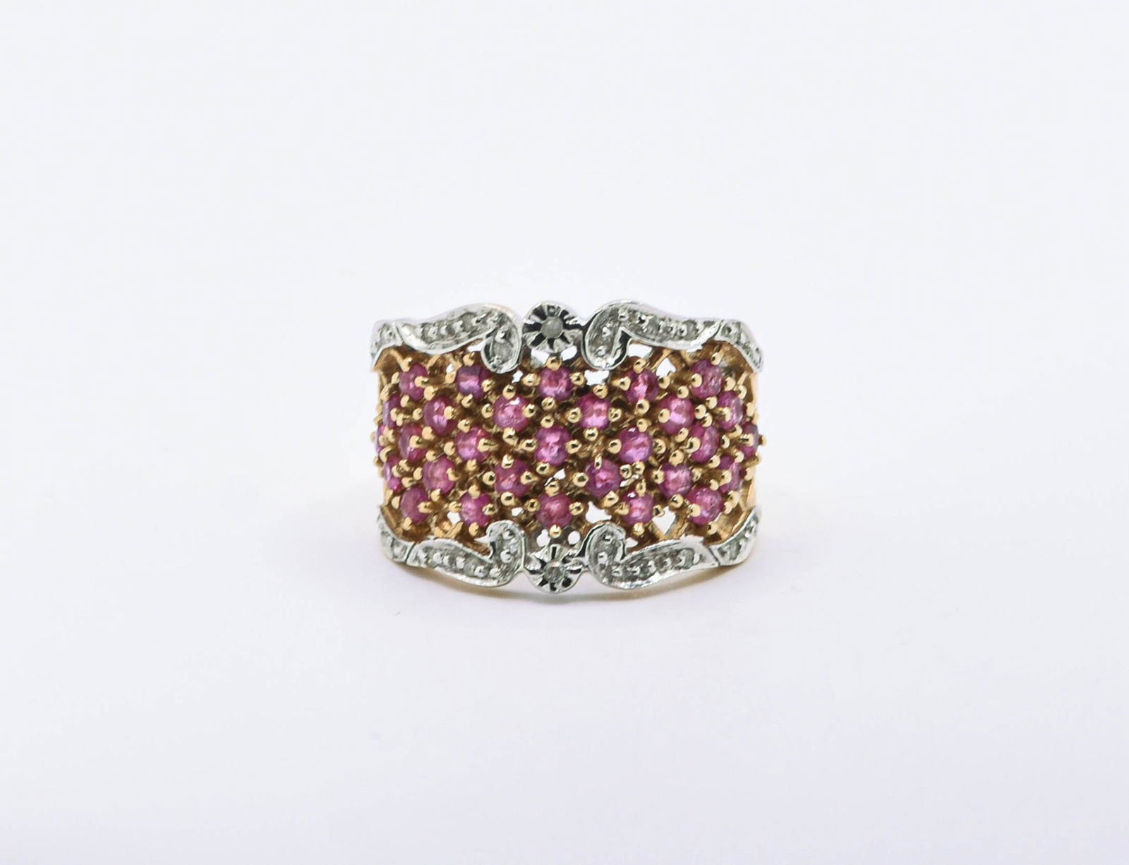 14K Ruby & Diamond Ring (1 of 2)