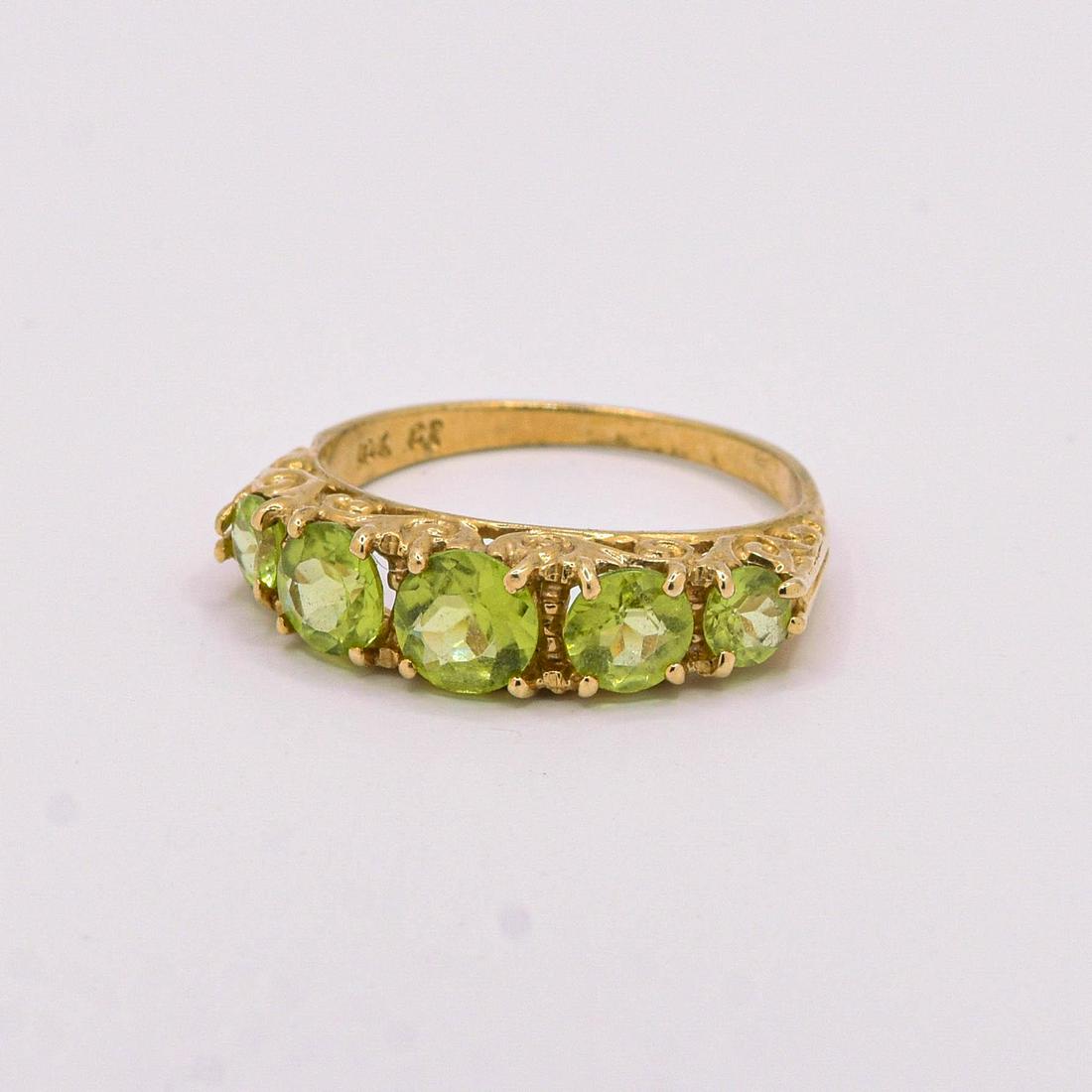 10K Peridot Ring (1 of 1)
