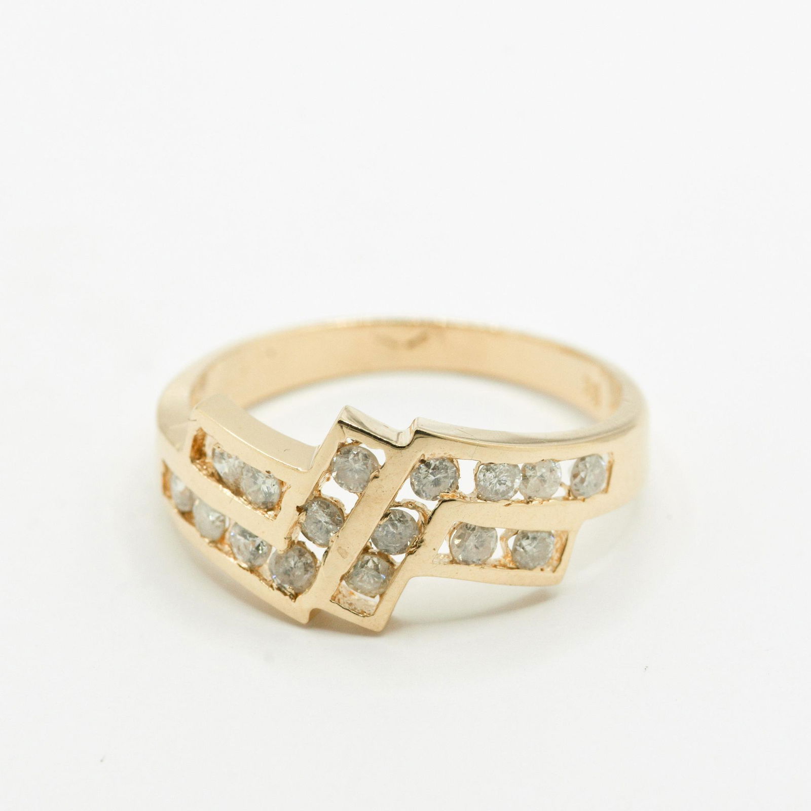 14K Channel Set Diamond Ring (1 of 1)
