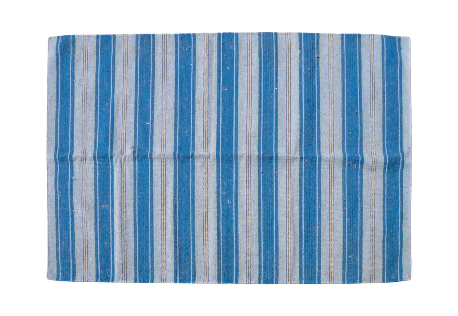 Vintage Rug in Blue.: Possibly Native American, 66 x 40 inches.