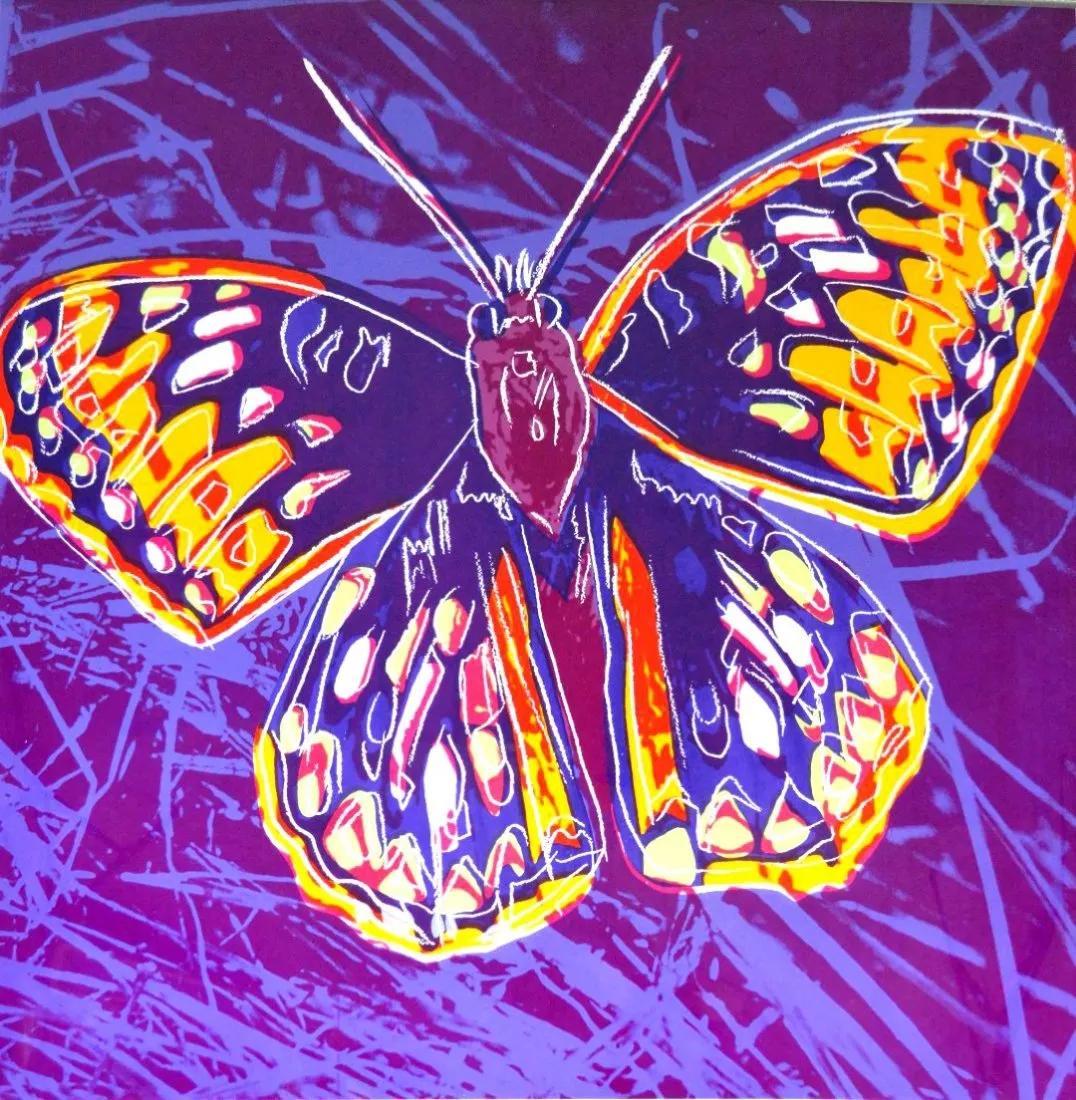 Andy Warhol, "San Francisco Silverspot" Screenprint from 'Endangered Species' 1983 (1 of 8)