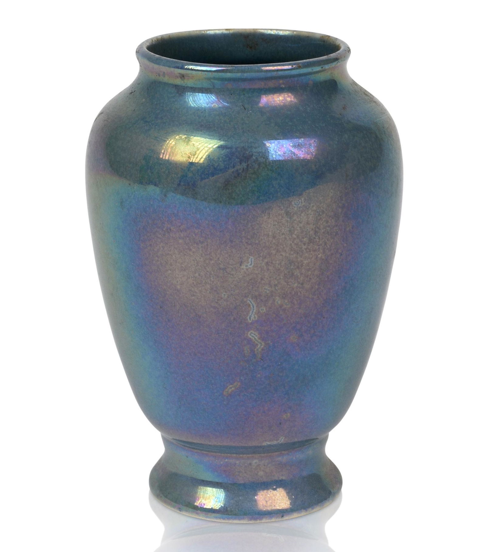 Miniature Cowan Iridescent Vase. (1 of 3)