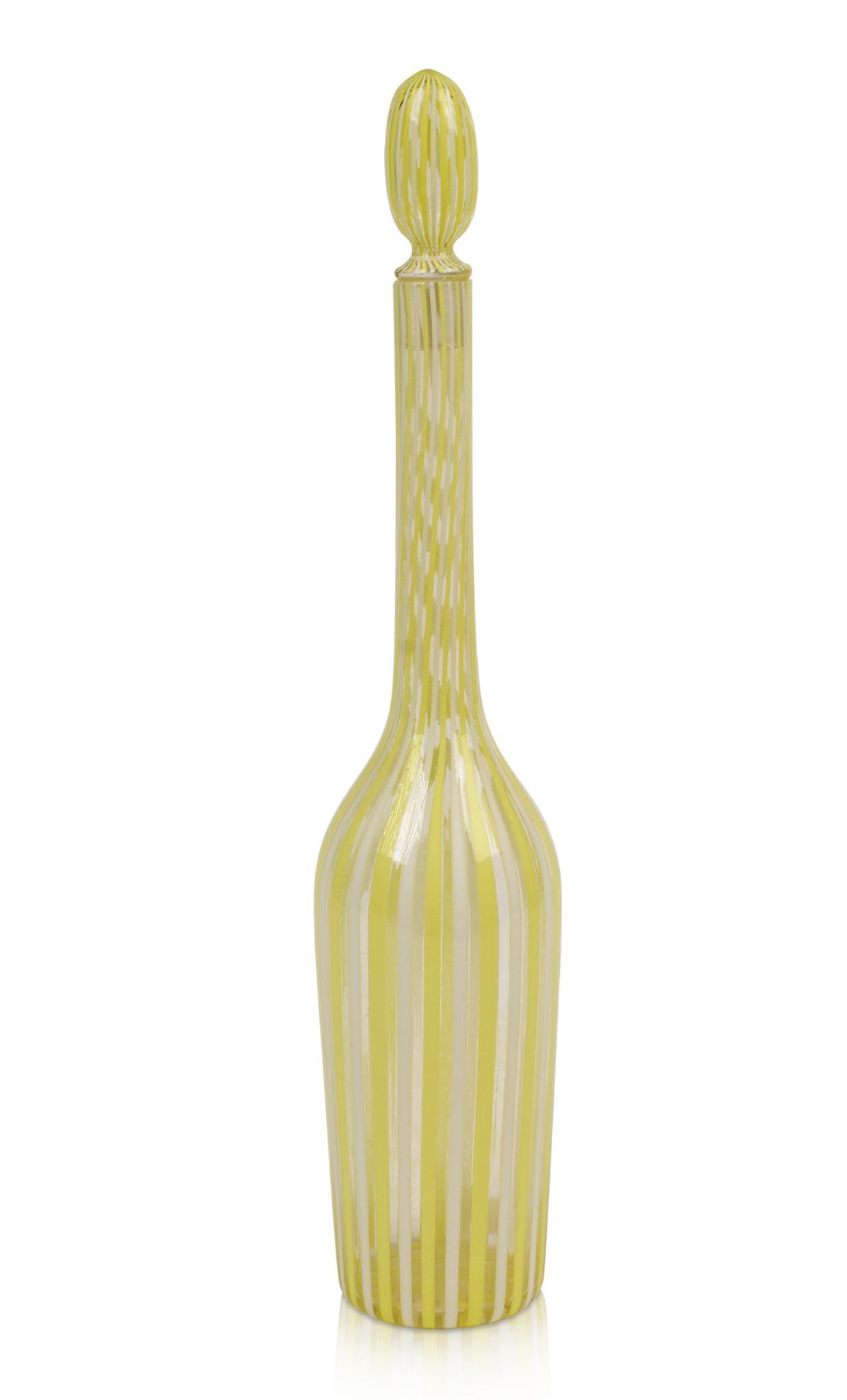 Striped Murano Glass Decanter (1 of 4)