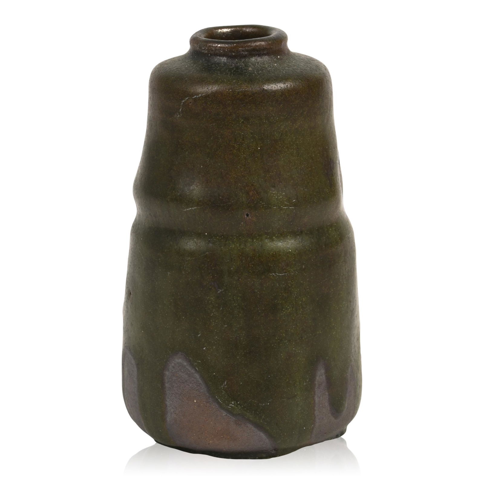 Marblehead Pottery Vase in Black Glaze. (1 of 4)