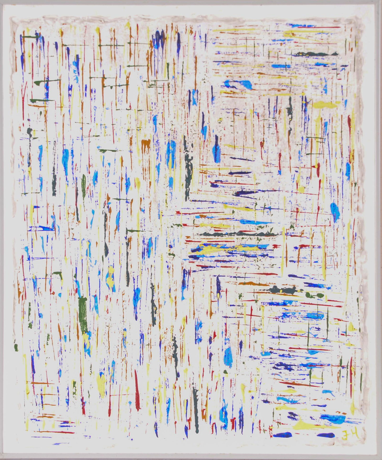 Double Sided Modern Abstract Painting. (1 of 2)