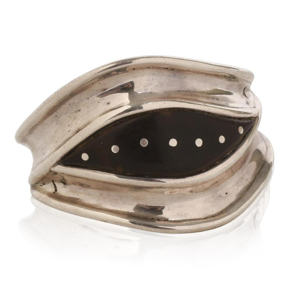 William Spratling Inlaid Sterling Bracelet (1 of 3)