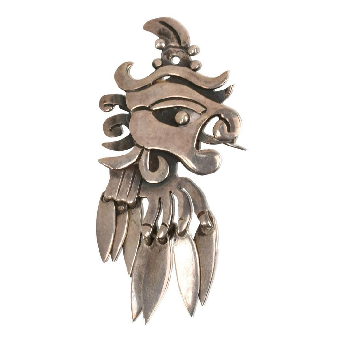 Mexican Sterling Silver Pin. (1 of 2)