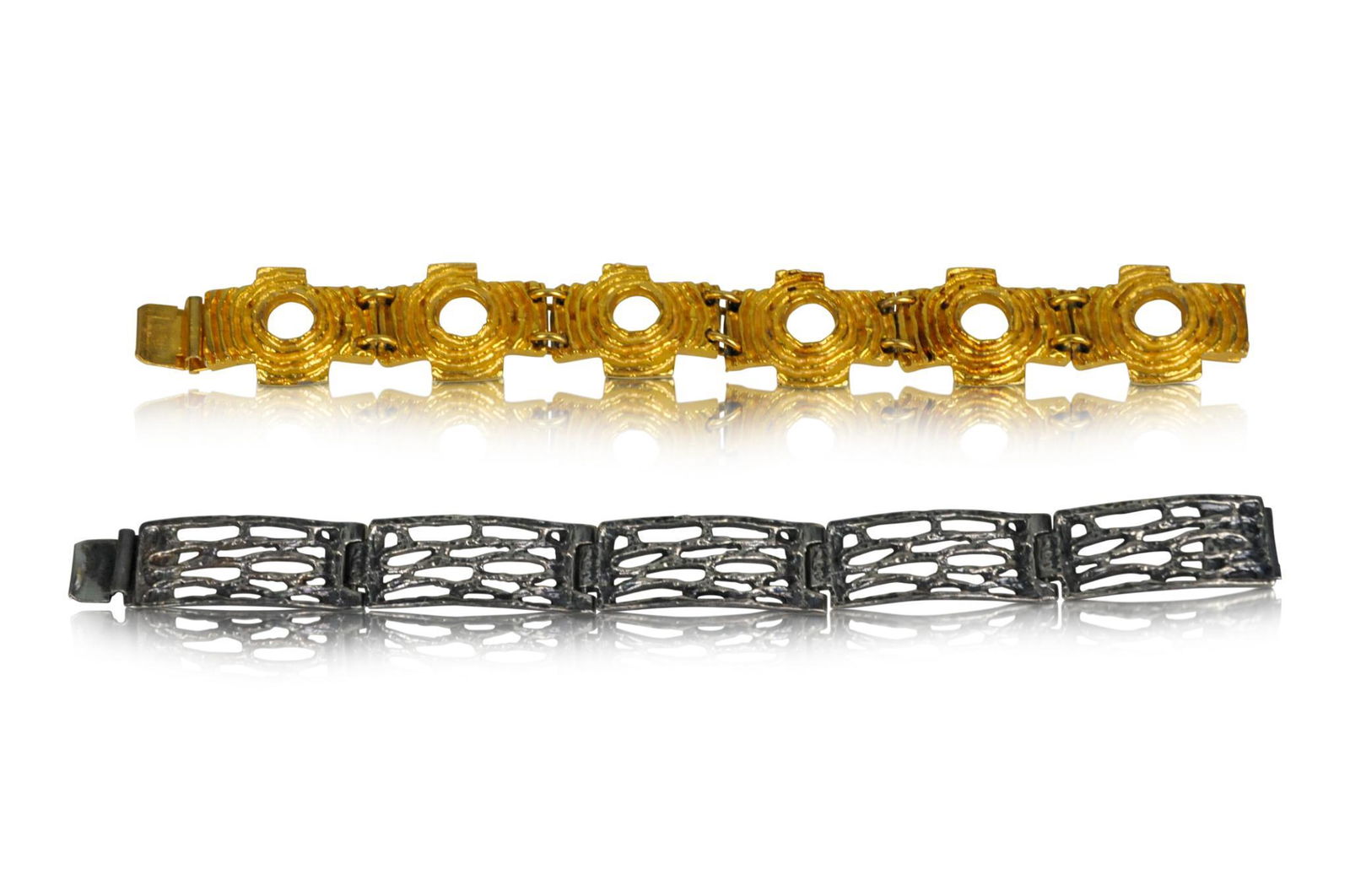 Two Robert Larin Brutalist Bracelets. (1 of 4)