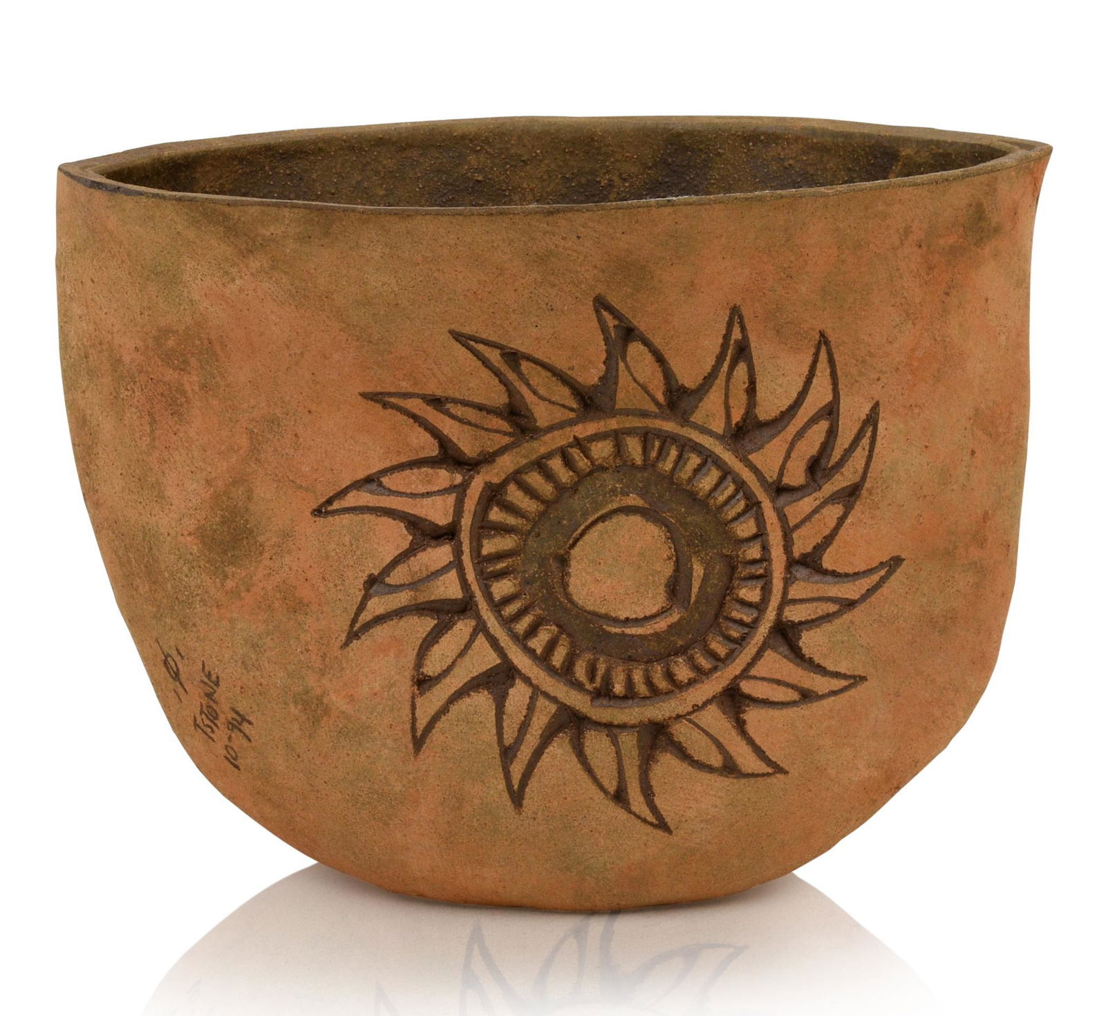 Terry Stone Ceramic Planter for Arcosanti. (1 of 4)