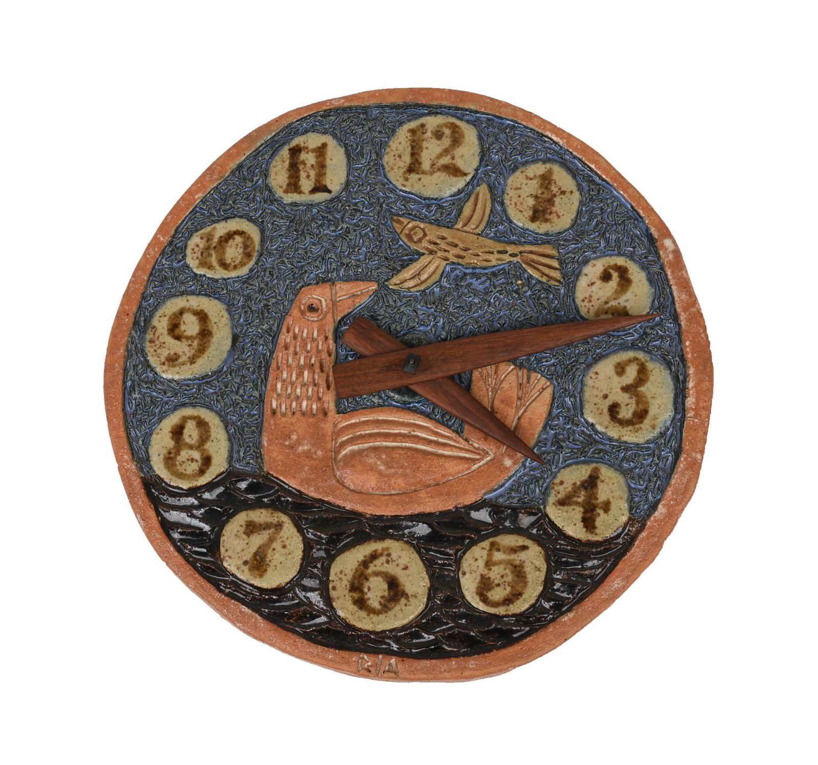 1960's Studio Pottery Clock (1 of 2)