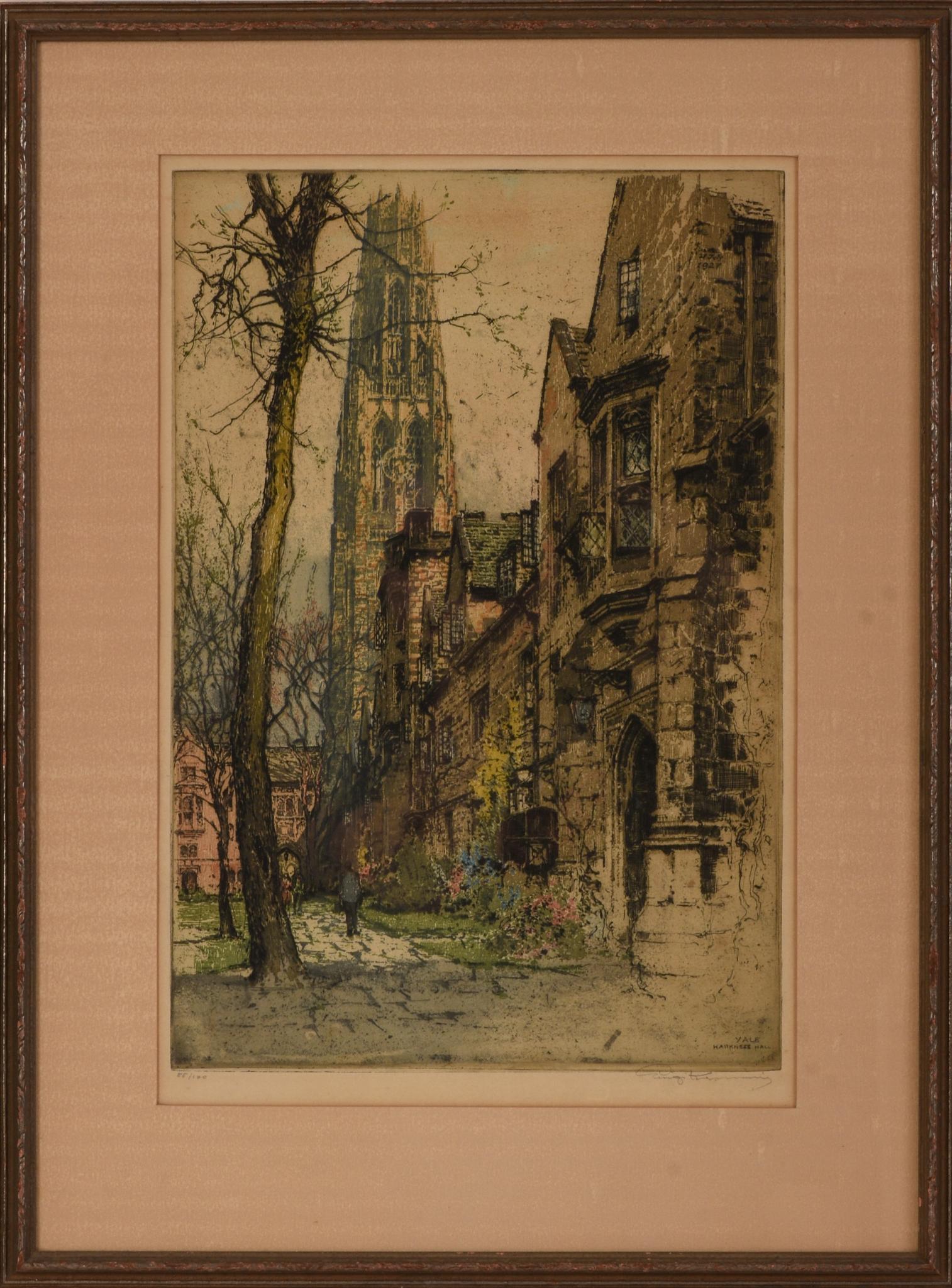 Luigi Kasimir. Harkness Hall, Yale University. (1 of 2)