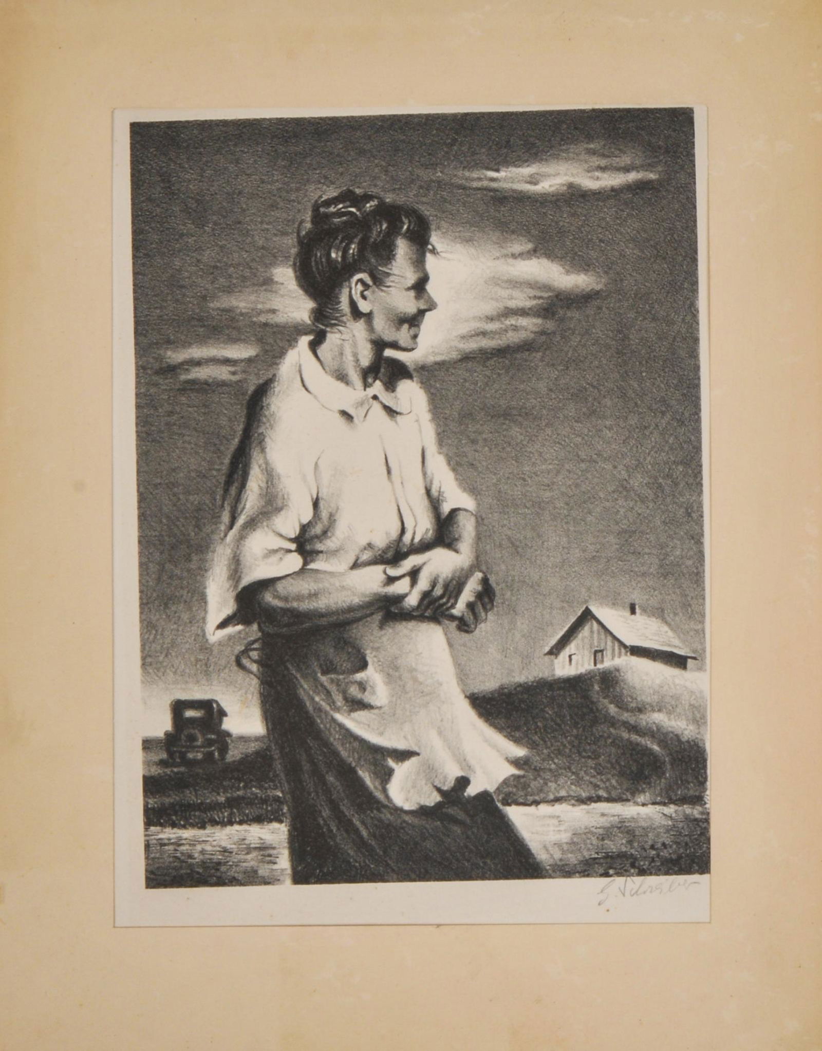 Georges Schreiber Lithograph (1 of 2)