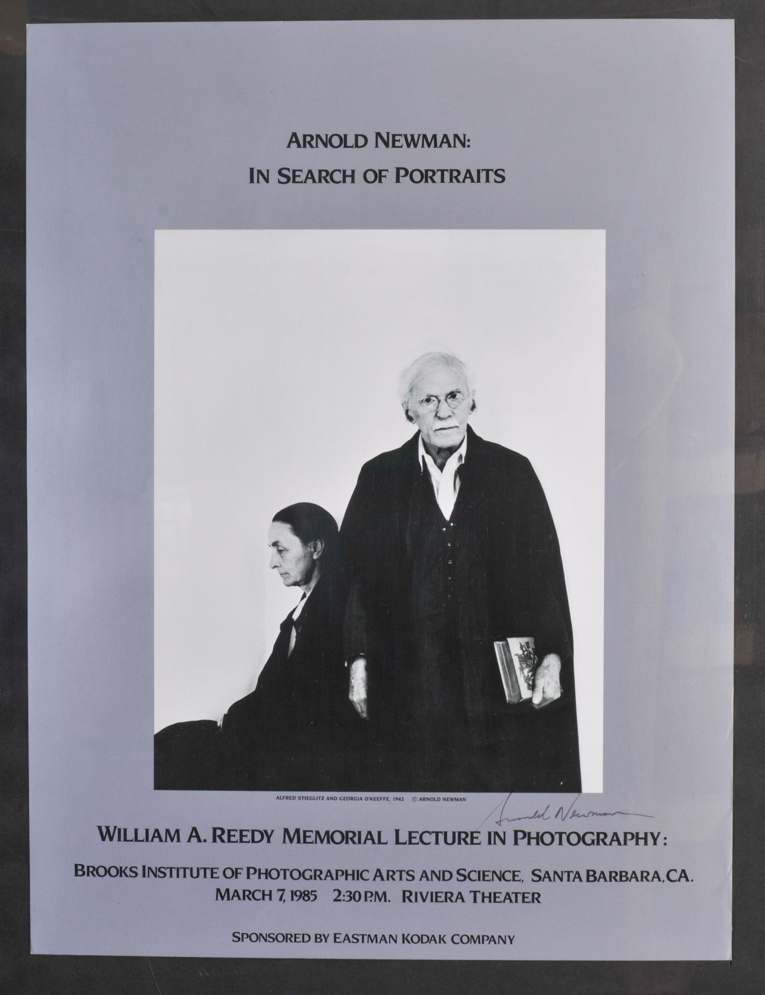 Signed Arnold Newman Poster (1 of 2)
