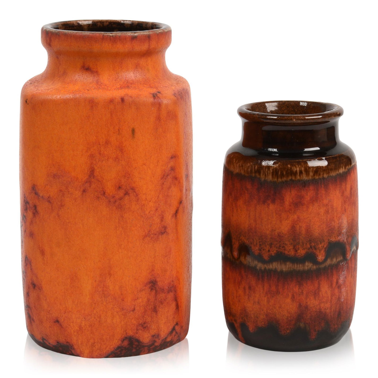 Two West Germany Pottery Scheurich Vases. (1 of 4)