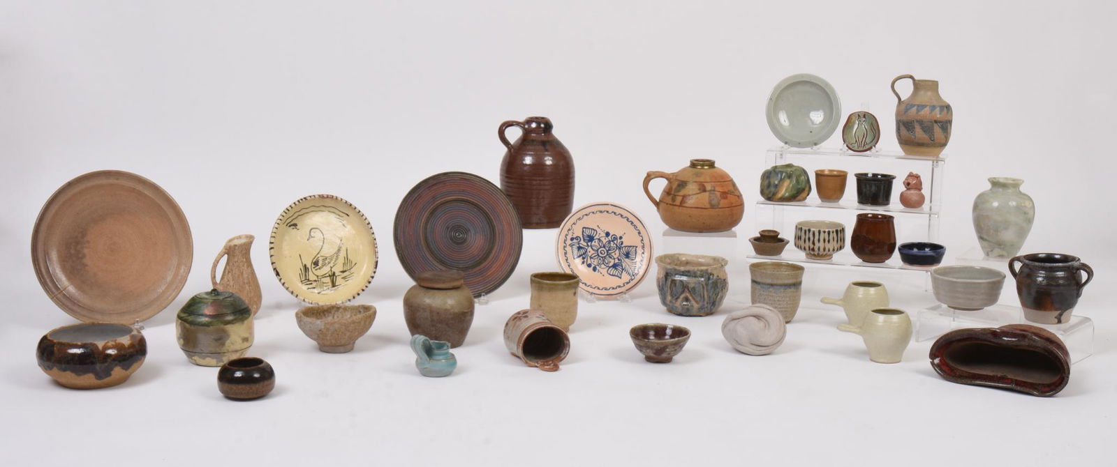 Approximately Thirty Six Pieces of Studio Pottery. (1 of 7)