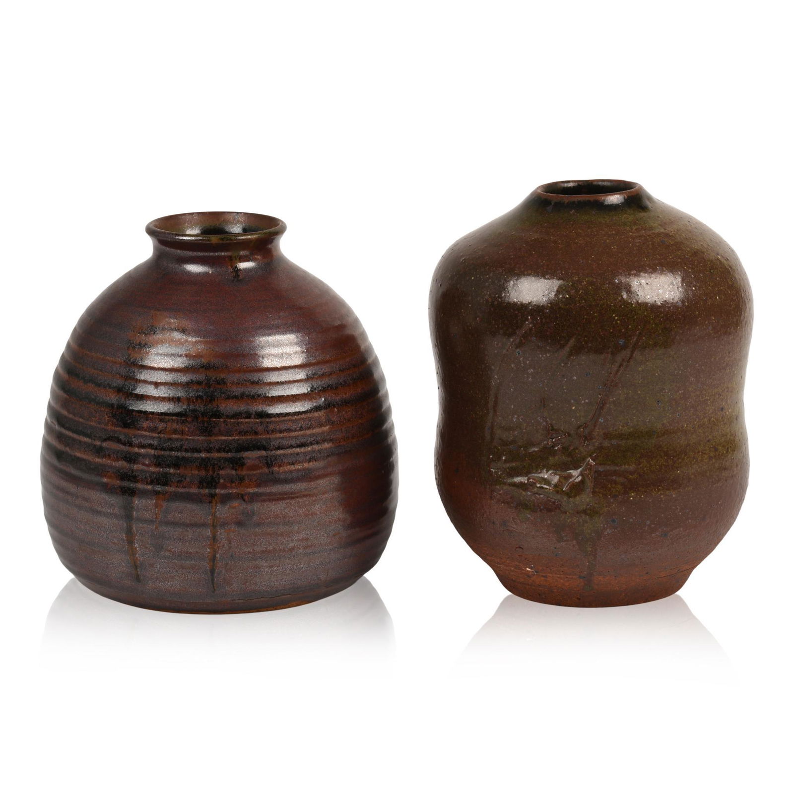 Two Large Studio Pottery Vases. (1 of 4)