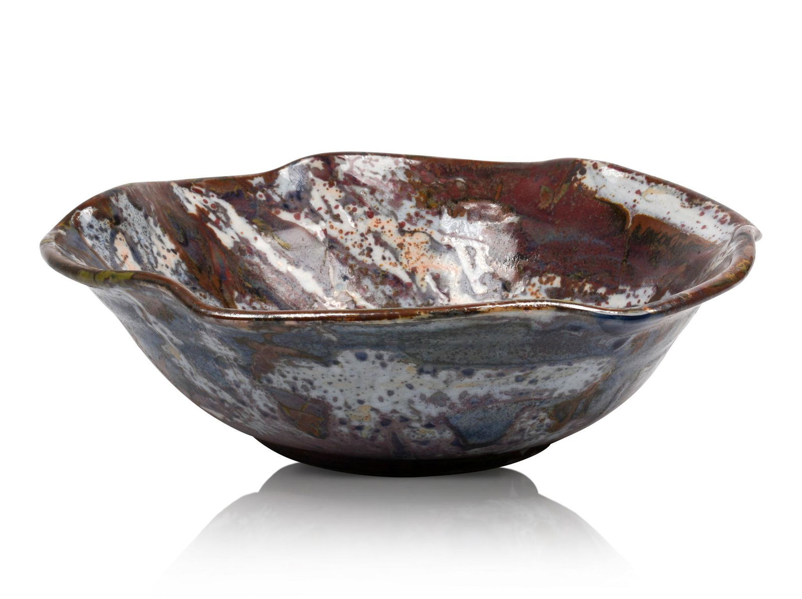 Very Large Studio Pottery Bowl. (1 of 4)