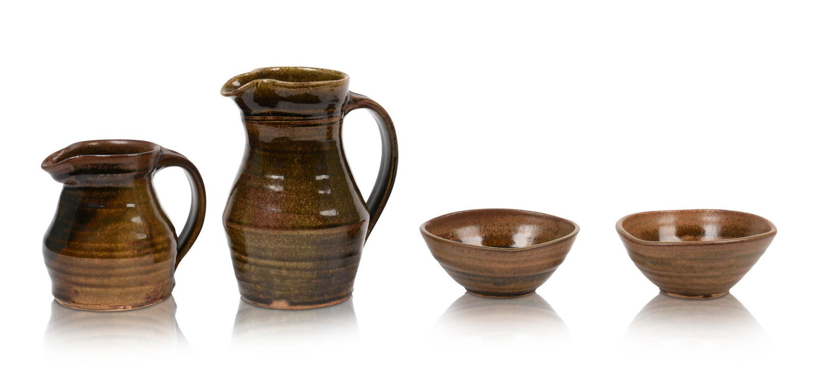 Four Warren MacKenzie Pottery Pieces. (1 of 5)