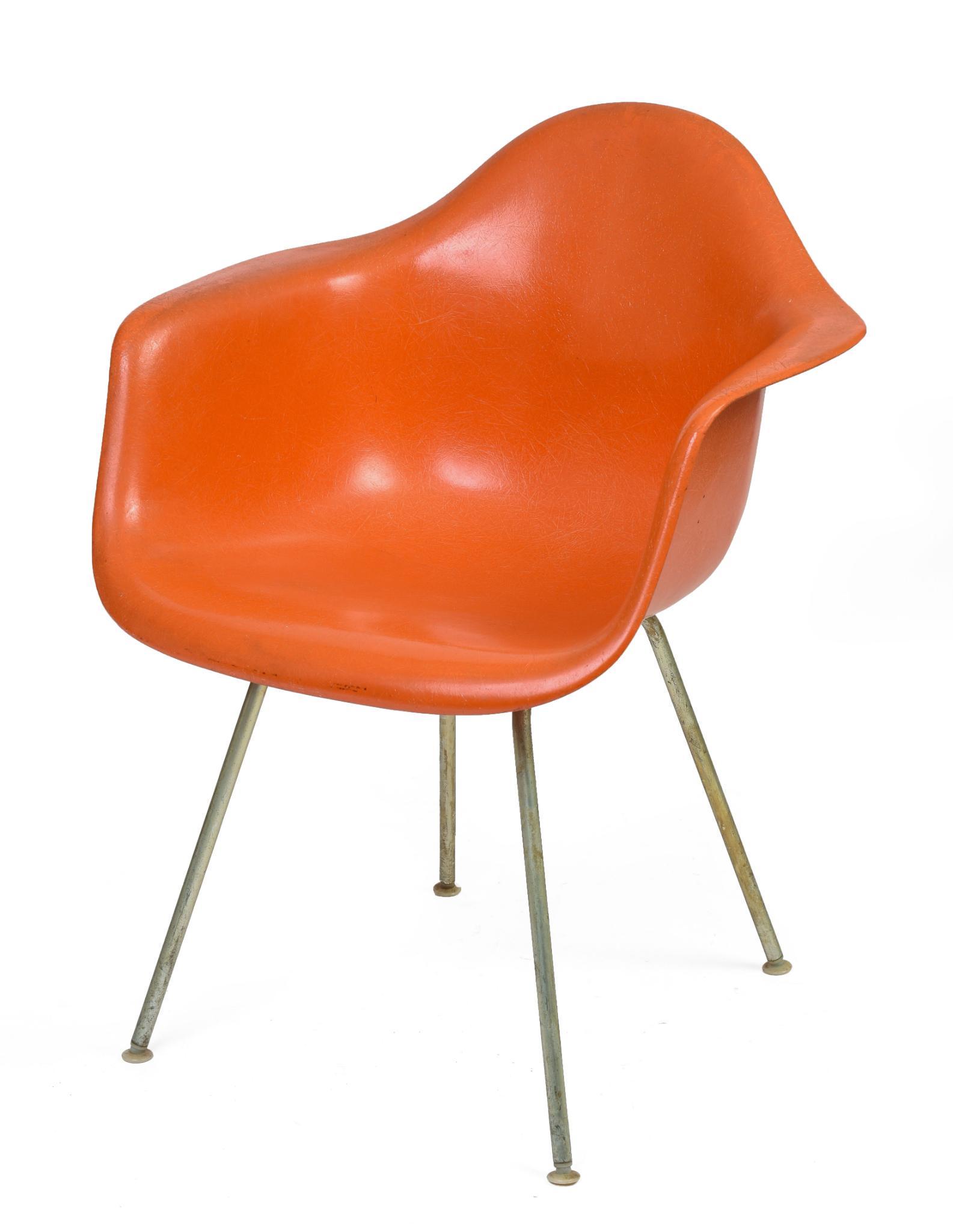 Eames for Herman Miller Fiberglass Armchair.: Some surface scratches.