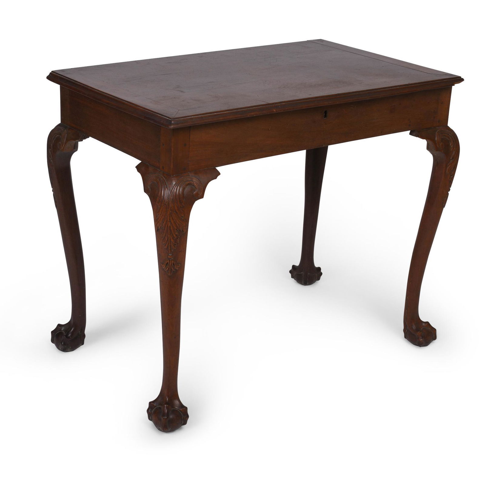 American Chippendale Mahogany Writing Table. (1 of 6)