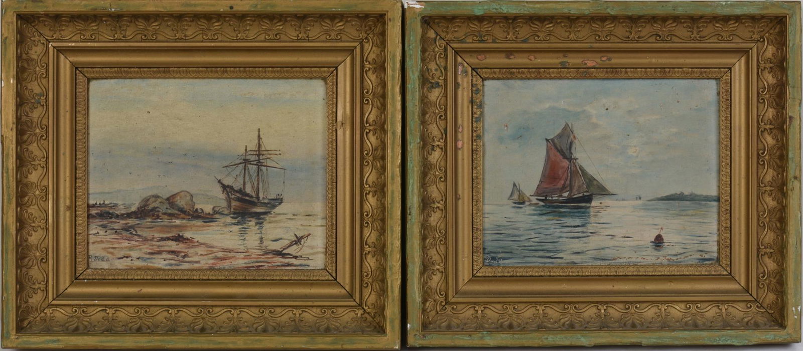 Robert Dodd (1748 - 1815). Pair of Nautical Scenes. (1 of 4)