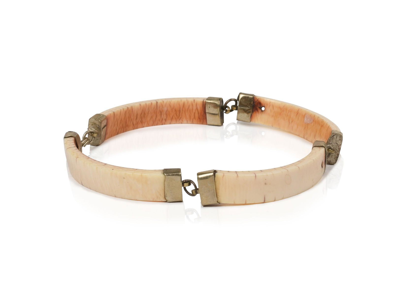 Inuit Carved Walrus and Sterling Bracelet. (1 of 3)