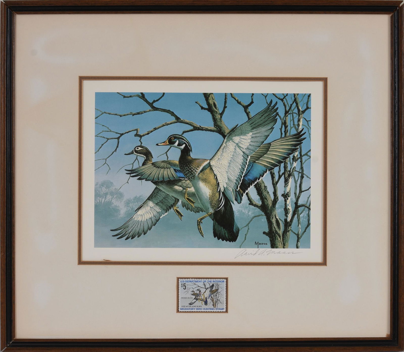 Six Signed Ducks Stamp Prints & Stamps. (1 of 14)