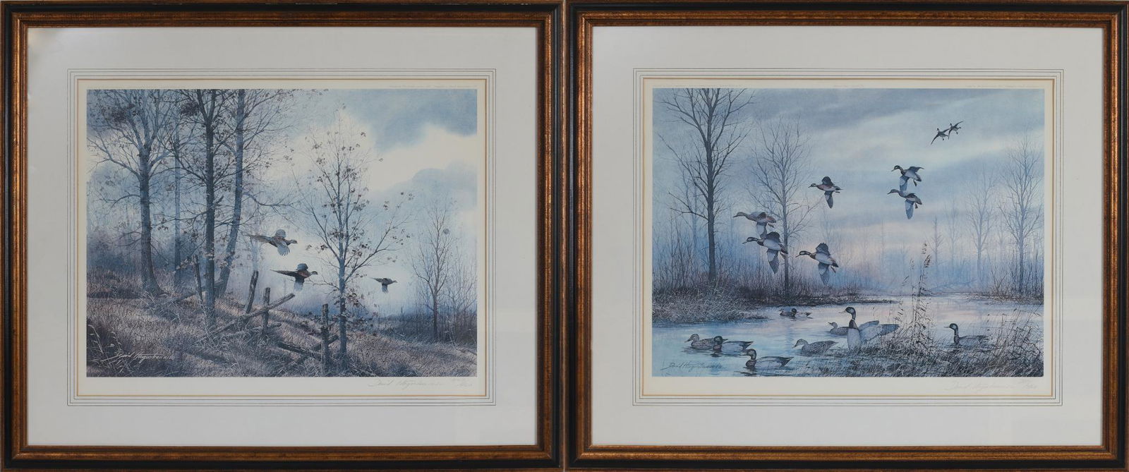 Two Lithographs by David Hagerbaumer. (1 of 4)