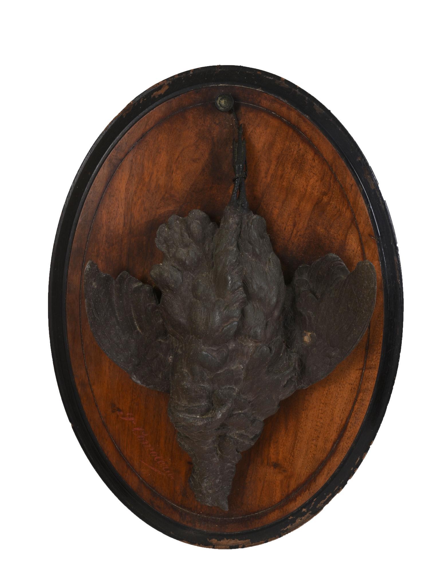 Paul Comolera (1818 - 1897). Hunting Sculpture Wall Plaque. (1 of 3)