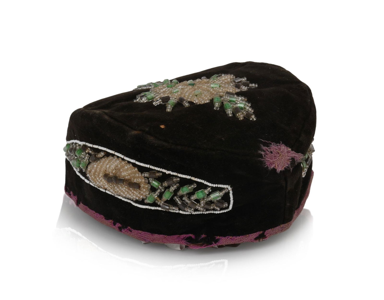 Iroquois Beaded Hat. (1 of 4)