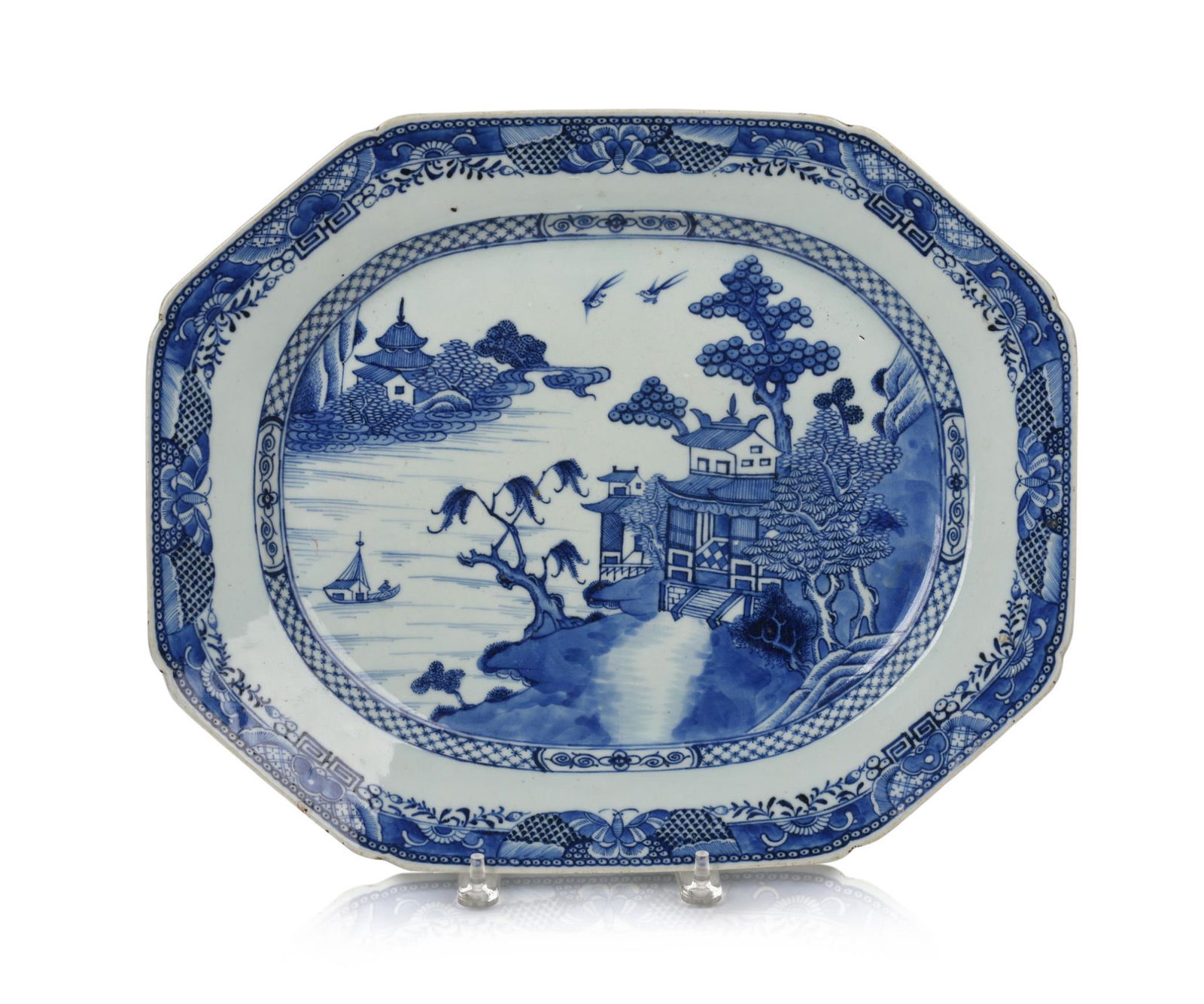 Large Chinese Export Nanking Platter. (1 of 3)