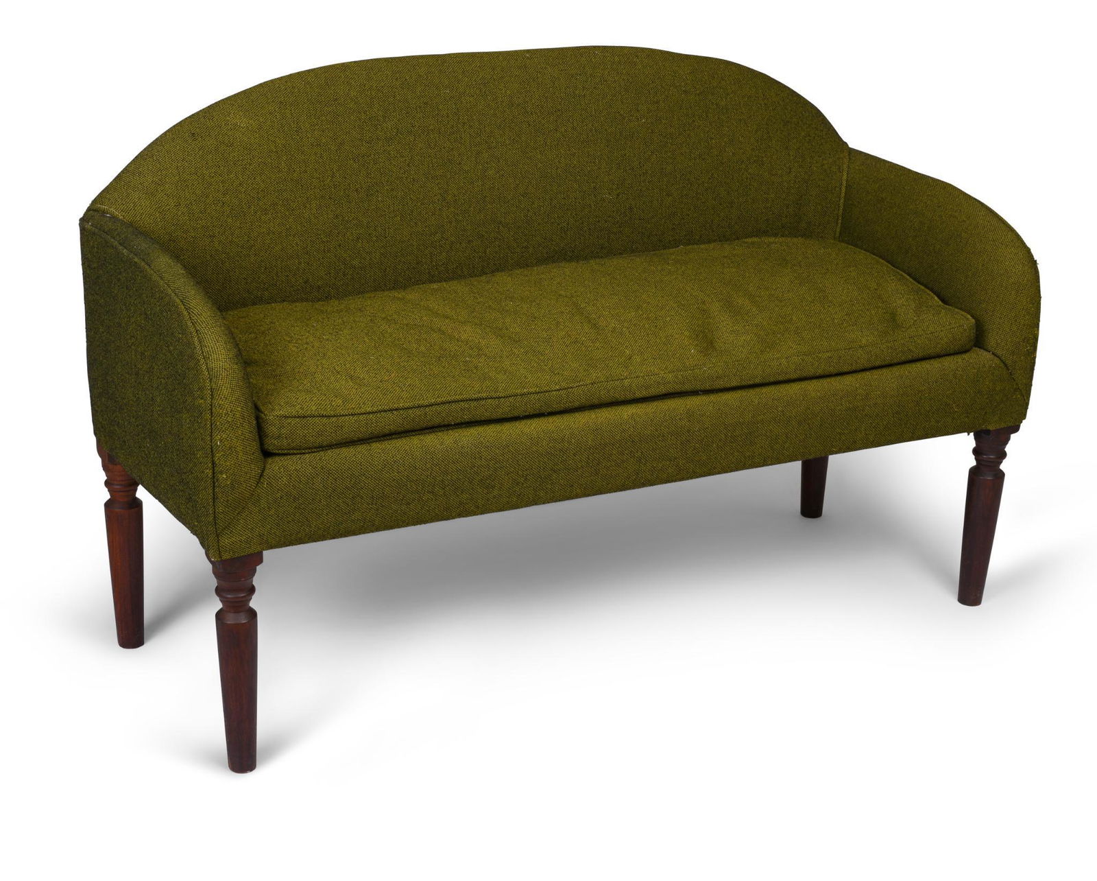 Small New England Sheraton Settee. (1 of 2)