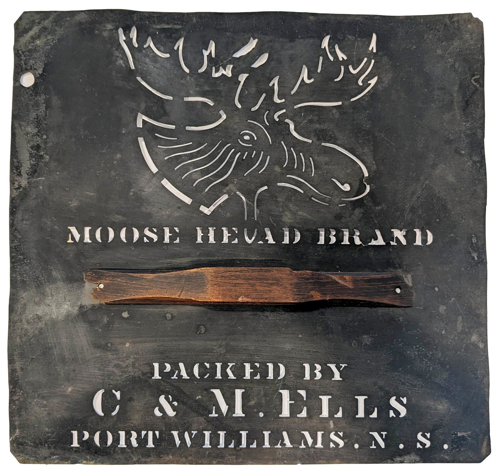 Moose Head Brand Stencil. (1 of 2)