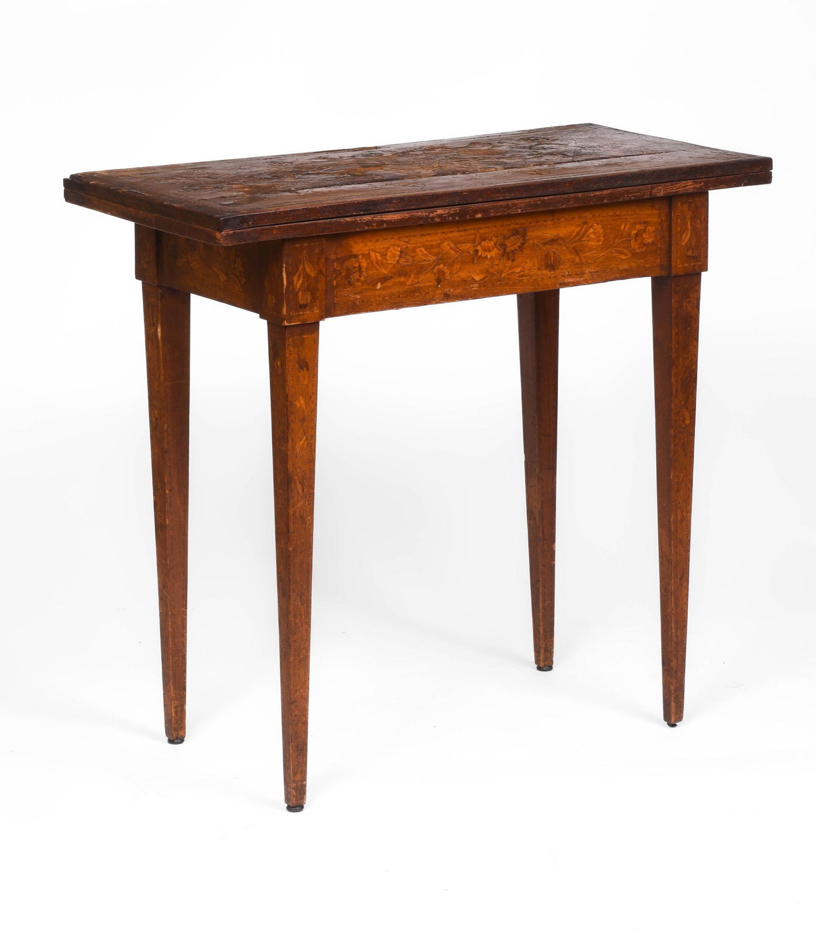 18th C. Dutch Marquetry Game Table. (1 of 5)