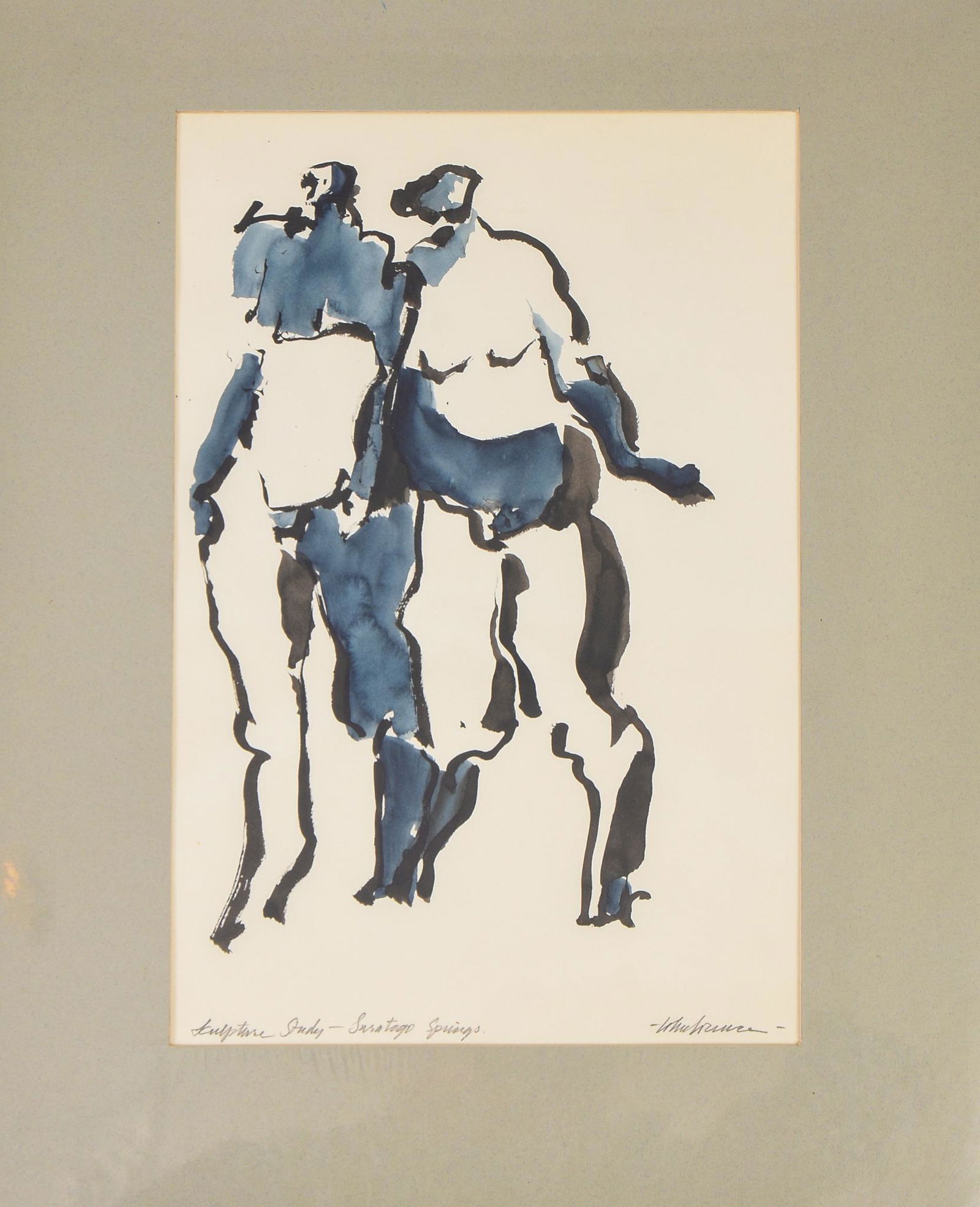 John Lorence (b. 1929). Sculpture Study-Saratoga Springs. (1 of 2)