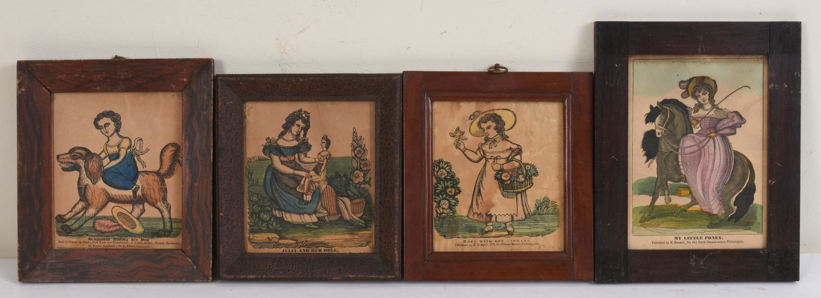 Four Framed Nineteenth Century Children's Prints. (1 of 2)