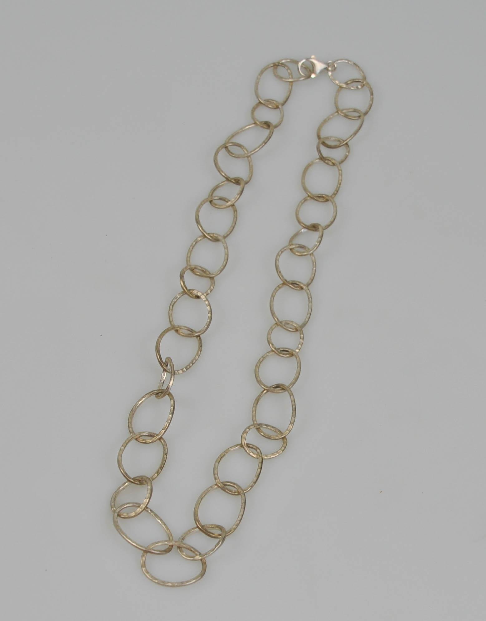 SILPADA STERLING SILVER HAND FORGED STYLE CHAIN NECKLACE (1 of 5)