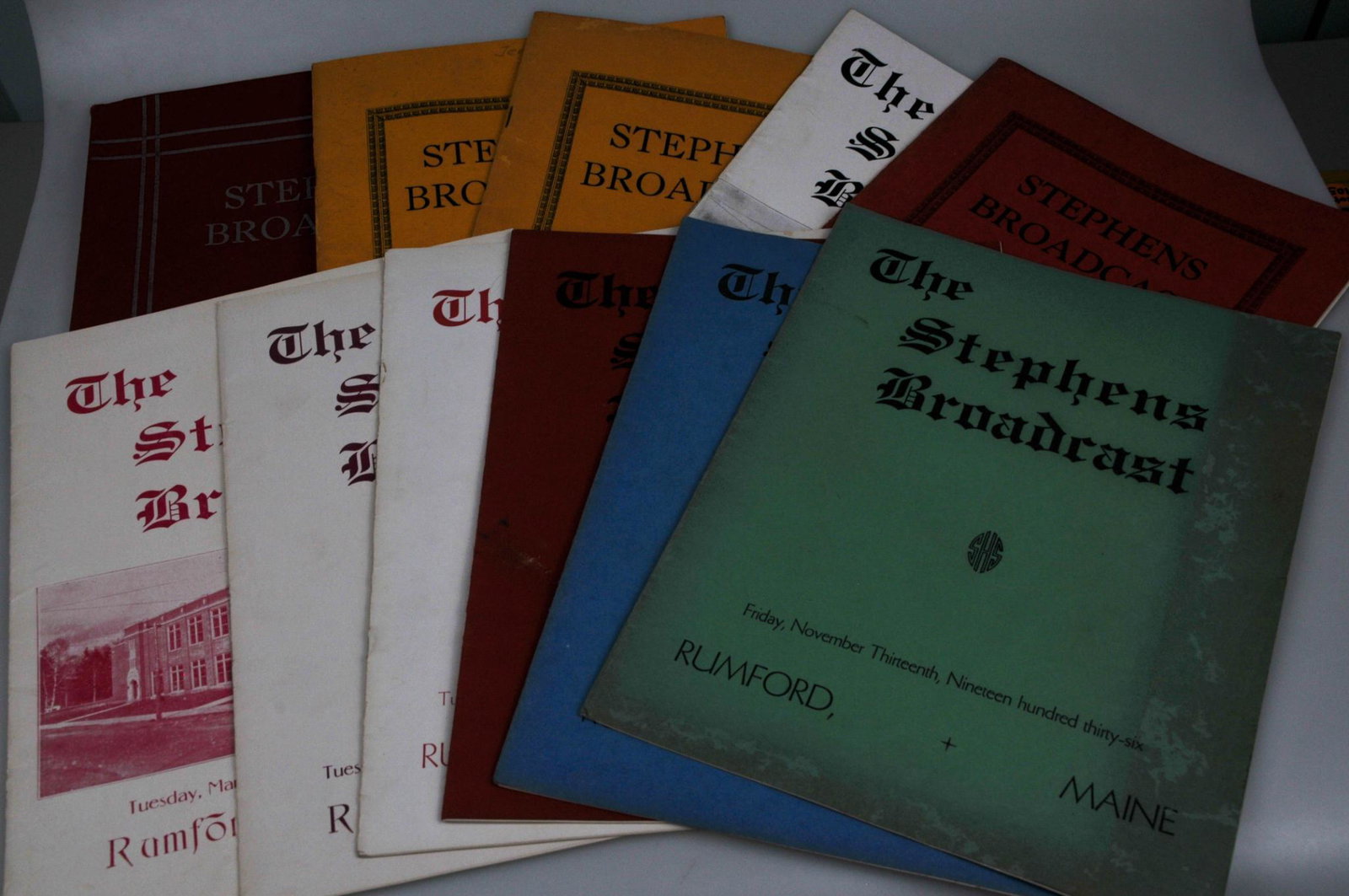 11 VINTAGE THE STEPHENS HIGH SCHOOL BROADCAST MAGAZINE RUMFORD MAINE YEARBOOK (1 of 8)