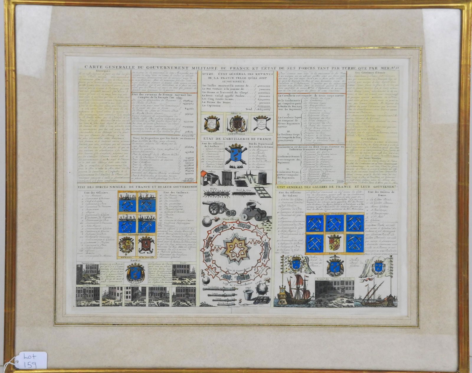 1720 HENRI CHATELAINE FRENCH NAVAL MAP MILITARY FORTIFICATION (1 of 6)