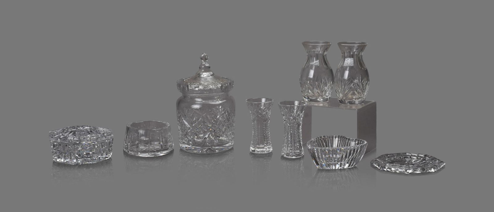 Nine Waterford Crystal Items. (1 of 3)